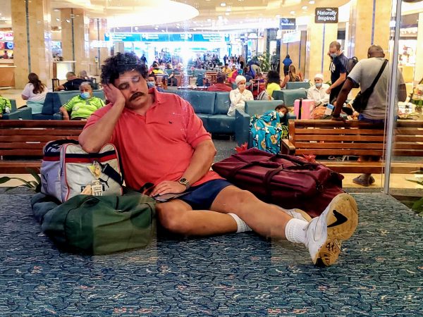 Esta estatua en el aeropuerto de Orlando te hará dudar si es real