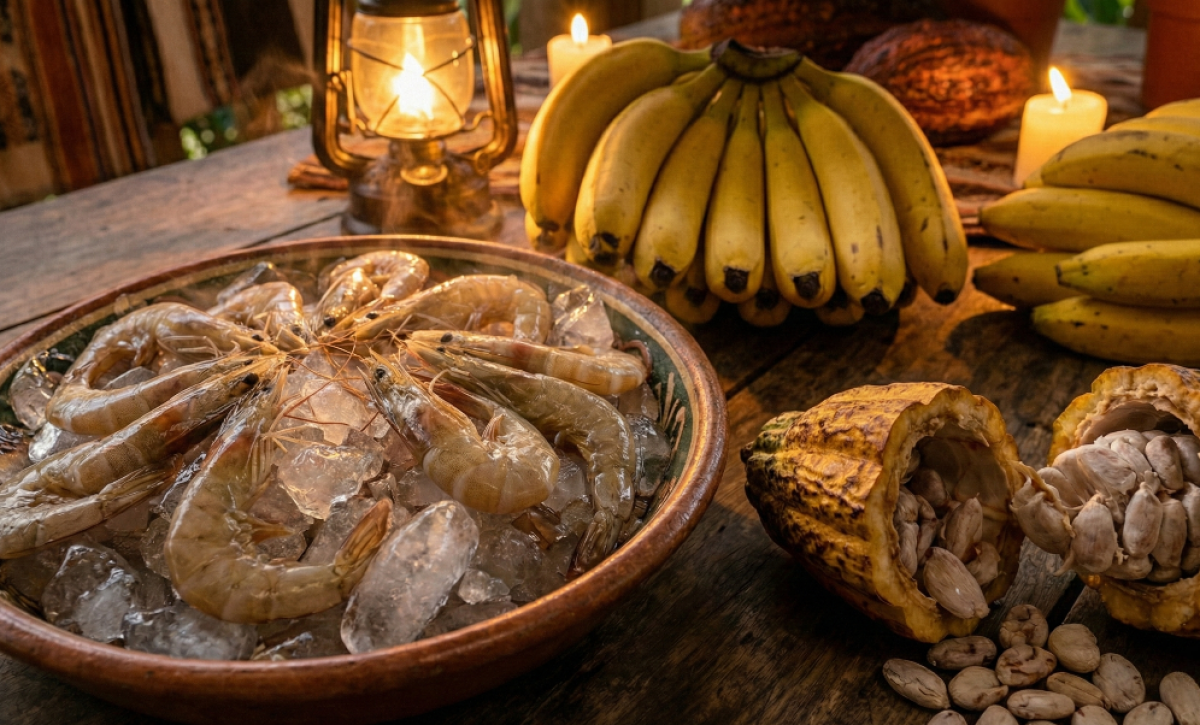 Exportaciones no petroleras de Ecuador crecen 17 % en 2025.