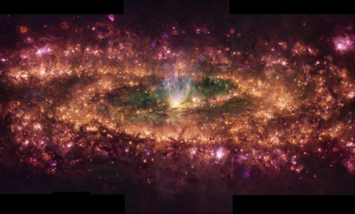 Así se ve una galaxia en miles de colores: la sorprendente imagen del ESO