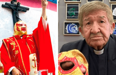 Sergio Gutiérrez Benítez, conocido como Fray Tormenta, fue un sacerdote católico que se convirtió en luchador profesional para financiar un orfanato en Texcoco, México.