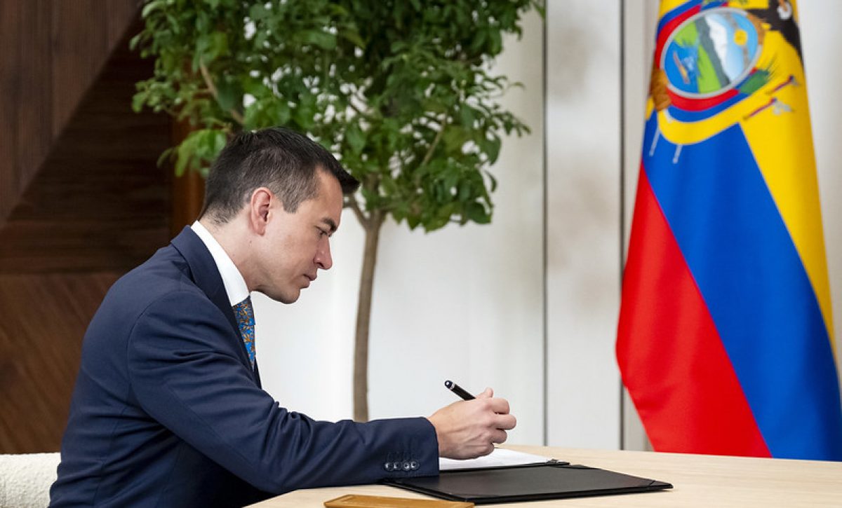 Daniel Noboa avanza en su gira presidencial y prepara agenda final en Noruega.