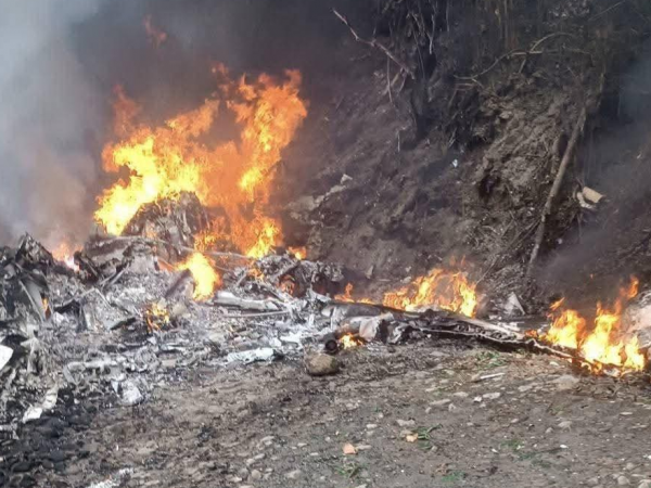 Mueren piloto, copiloto y técnico al estrellarse avioneta en la frontera México-Guatemala
