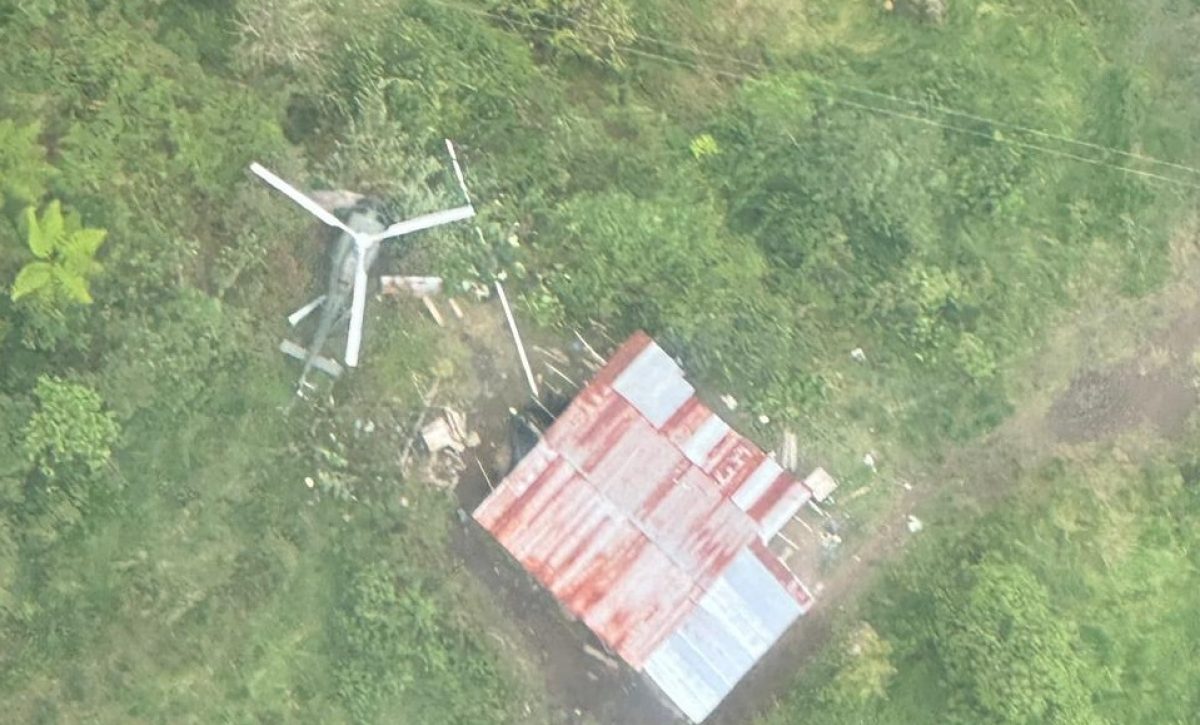 Cuatro militares resultan heridos tras caída de helicóptero en zona montañosa de Imbabura