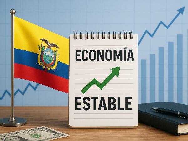 Ecuador alcanza perspectiva crediticia estable según S&P tras fortalecimiento económico. FOTO: Inteligencia Artificial.