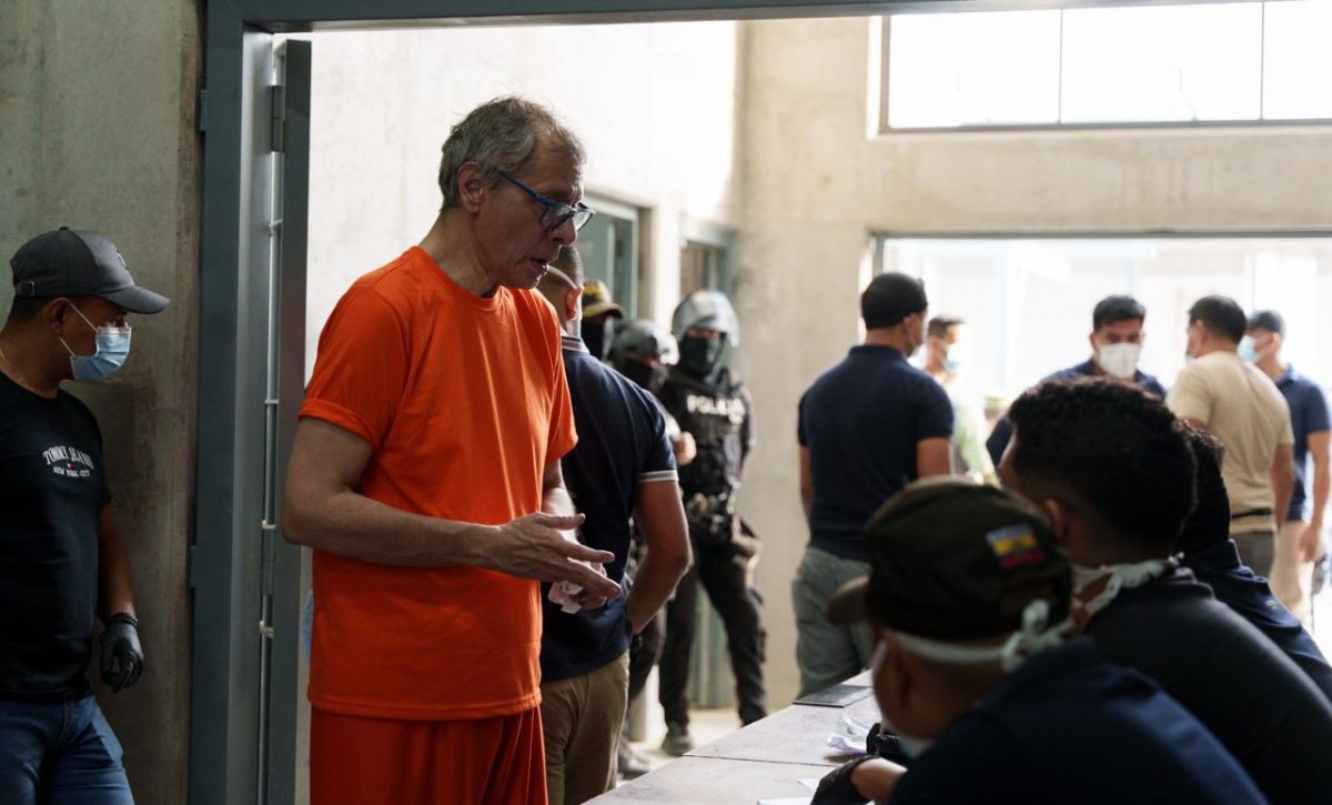 Jorge Glas en la Cárcel del Encuentro: el Gobierno ecuatoriano asegura que no habrá privilegios.