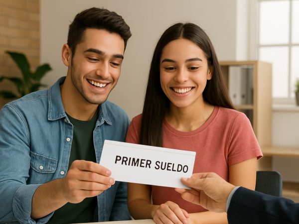 El primer sueldo no debe verse únicamente como una oportunidad de consumo, sino como el inicio de una vida financiera ordenada. FOTO: Inteligencia Artificial (ChatGPT).