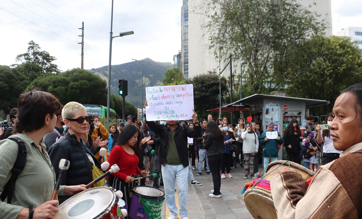 El pasado 26 de septiembre, hubo un plantón en los exteriores de la Fiscalía para exigir la liberación de los doce manifestantes detenidos. FOTO: API.