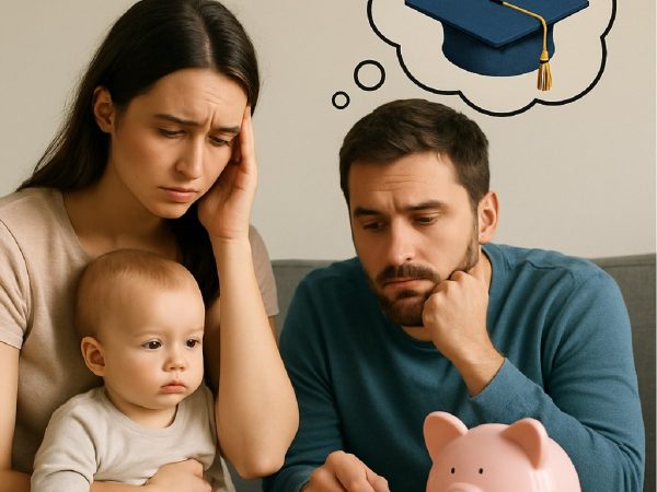 Las parejas deben reunirse y analizar los costos de criar hijos. FOTO: Inteligencia Artificial (IA).