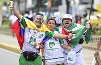 Ambiente festivo en Portoviejo previo al decisivo Liga de Portoviejo vs Aampetra por el ascenso.