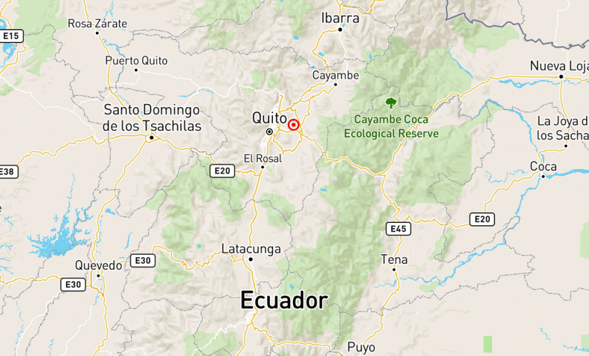 Sismo de 3.6 se registró cerca de Quito este 6 de agosto