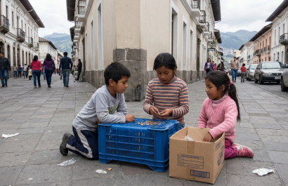 Trabajo infantil en Ecuador aumenta en diciembre y activa campaña.
