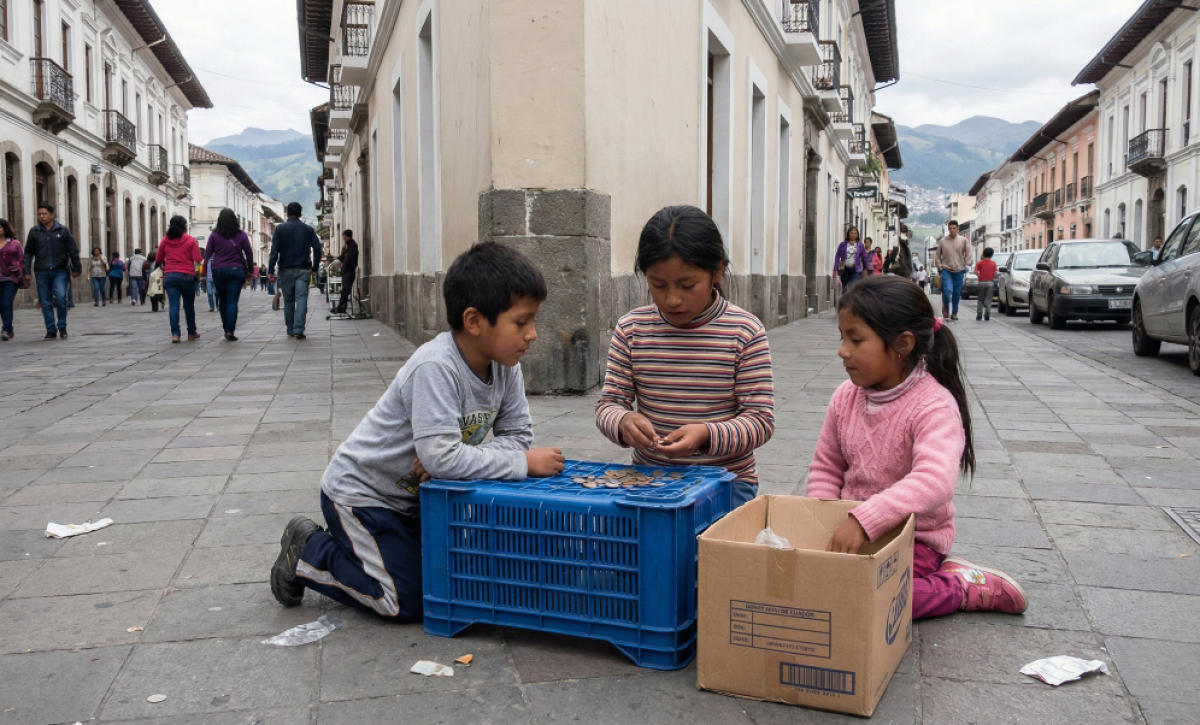 Trabajo infantil en Ecuador aumenta en diciembre y activa campaña.