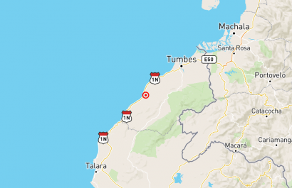 Fuerte sismo sorprende al amanecer en la frontera Ecuador–Perú