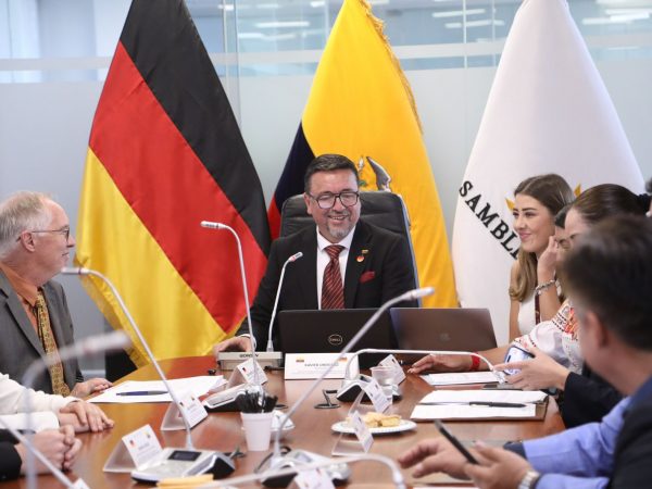 Parlamentos de Ecuador y Alemania consolidan vínculos bilaterales. FOTO: @AsambleaEcuador.