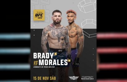 ¡Oficial! Michael Morales vuelve al octágono de la UFC para pelear en el Madison Square Garden ante Sean Brady