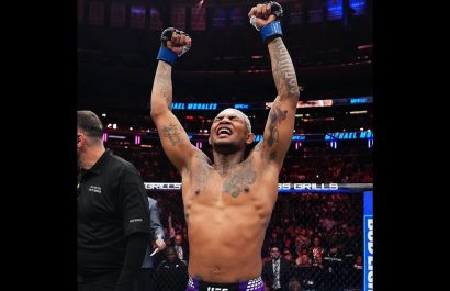 El luchador ecuatoriano Michael Morales.