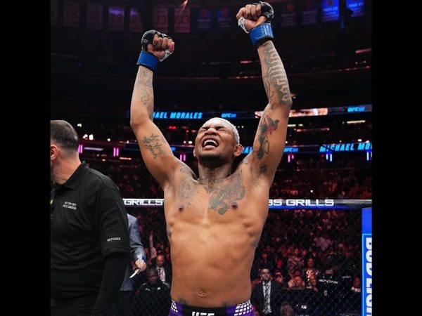 El luchador ecuatoriano Michael Morales.