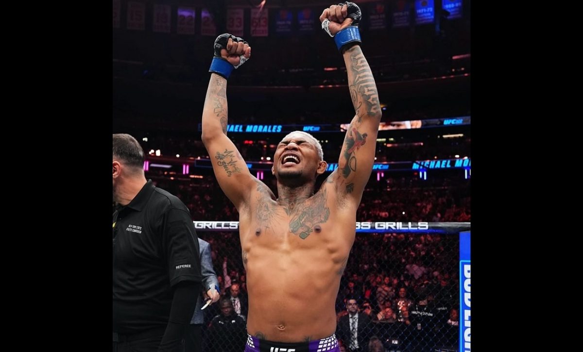 El luchador ecuatoriano Michael Morales.