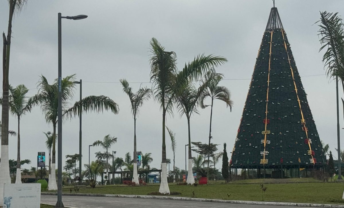 ¿Por qué sigue apagado el árbol navideño más esperado de Santo Domingo