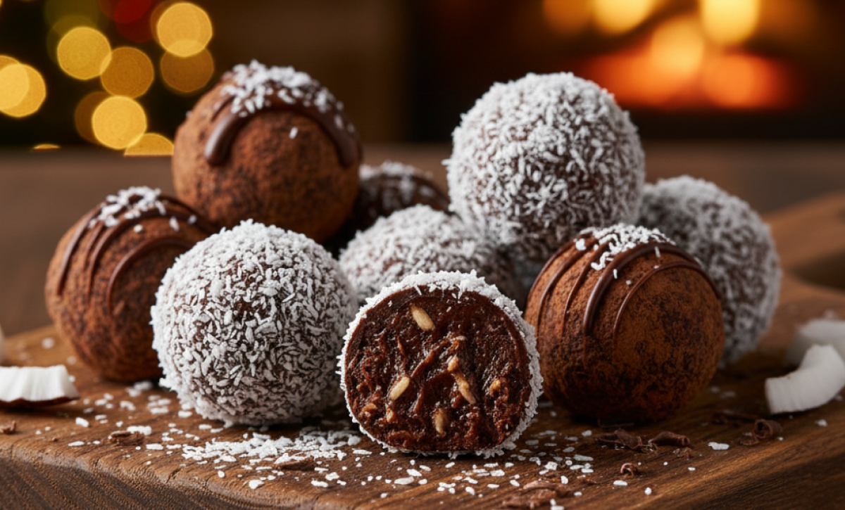 Las trufas de chocolate son deliciosas y fáciles de preparar.